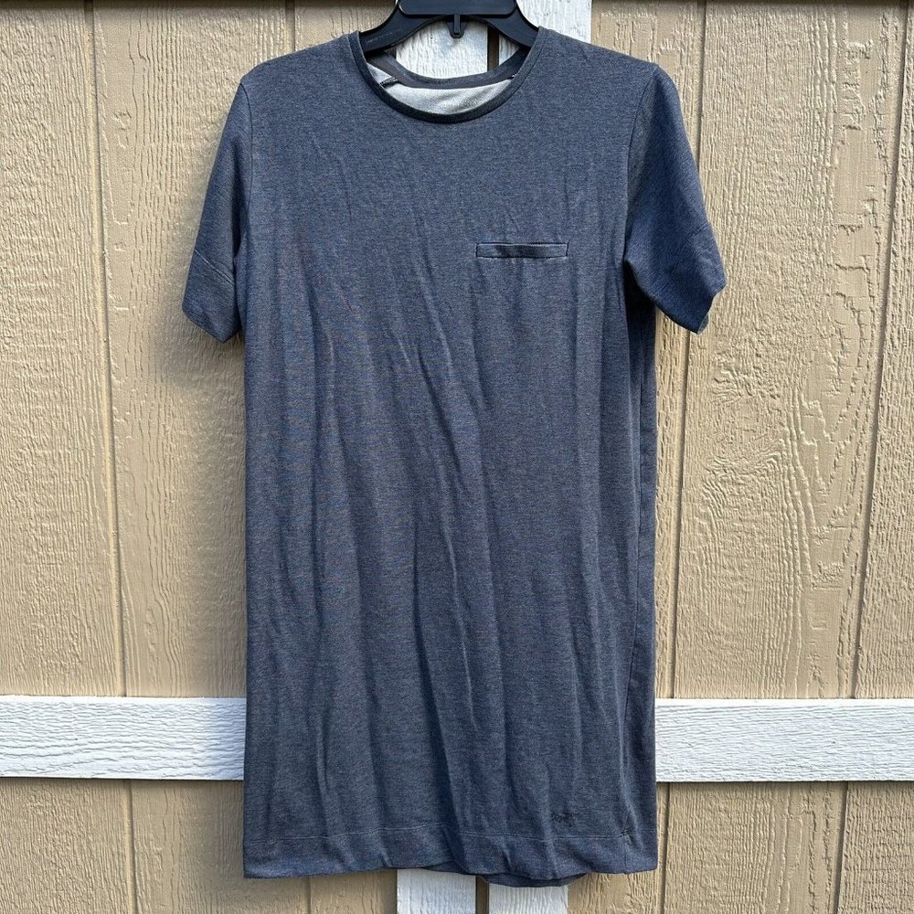 Arc’teryx Cela T-Shirt Dress Short Sleeve Crew Neck Heather Blue Size XS